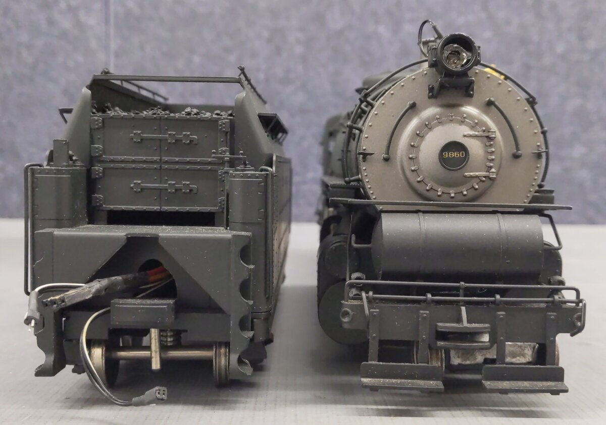 Sunshine Models 9860 O BRASS Pennsylvania N-1 2-10-2 Steam Loco & Tender- 2 Rail EX