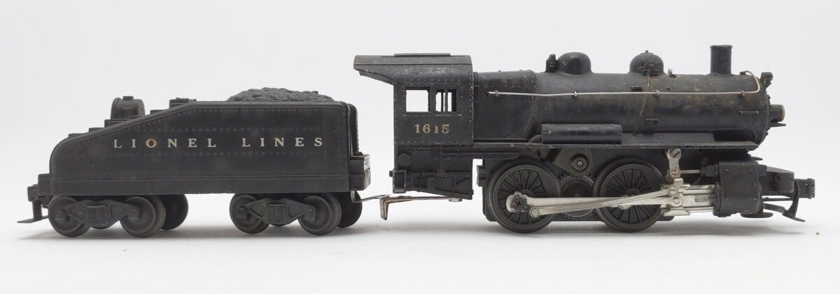 Lionel 1615 Vintage O 0-4-0 Die-Cast Steam Switcher Locomotive & Tender VG