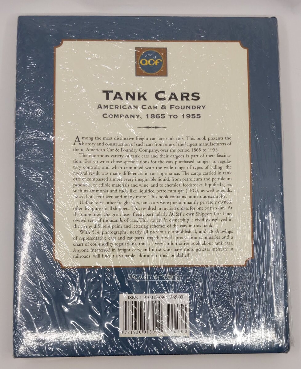 Tank Cars Hardcover Book By Edward S. Kaminski MT