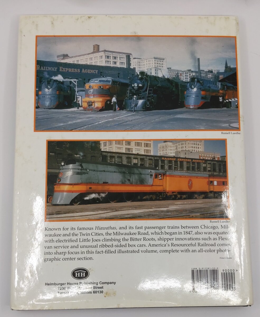 Milwaukee Road 1928-1985 Hardcover Book By Jim Scribbins VG