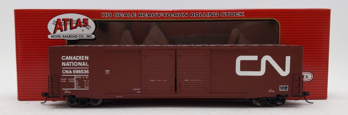 Atlas 20003079 HO Canadian National ACF 60' Double-Door Auto Part Boxcar #598536