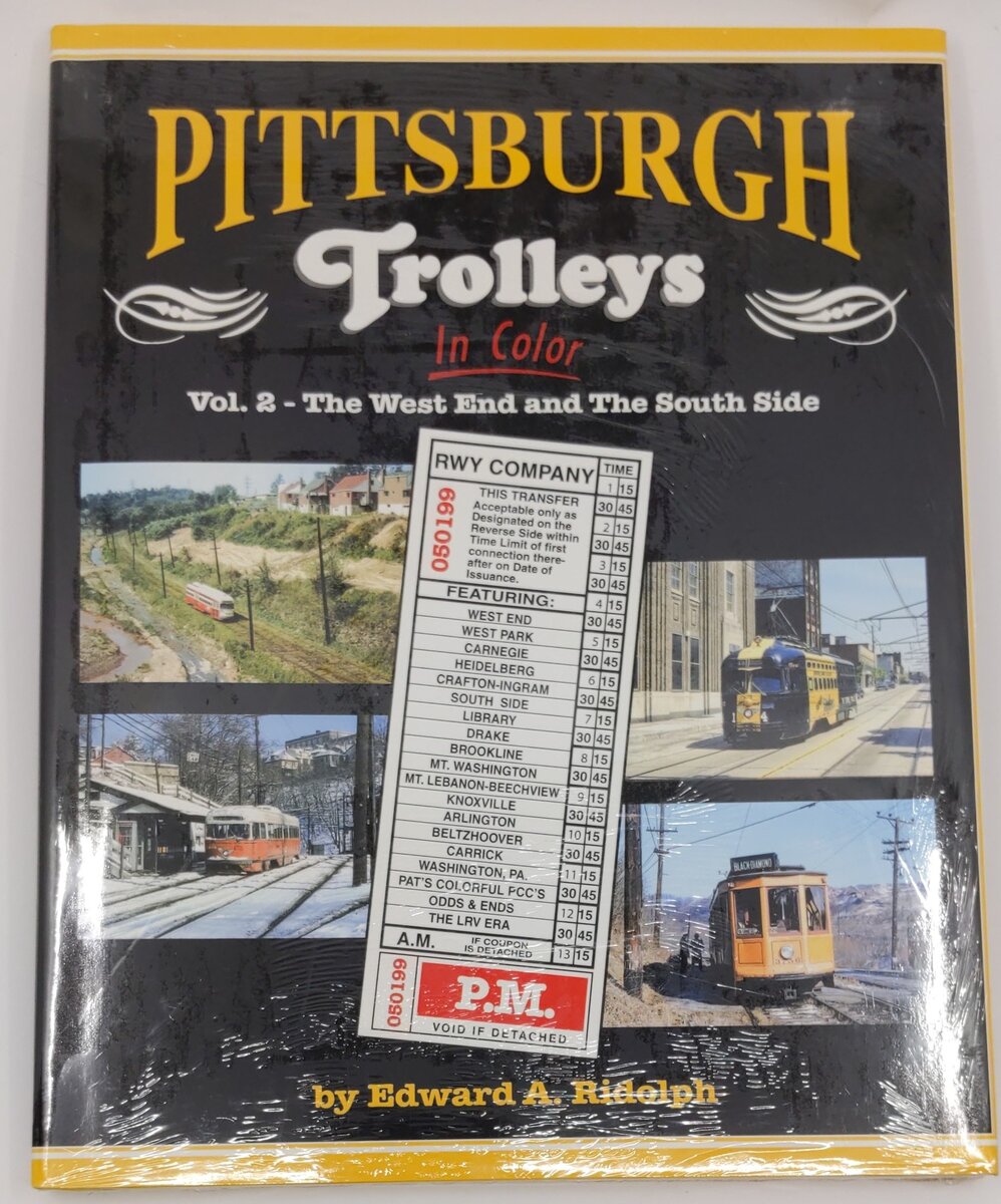 Pittsburgh Trolleys In Color Vol.2 Hardcover Book By Edward A. Ridolph MT