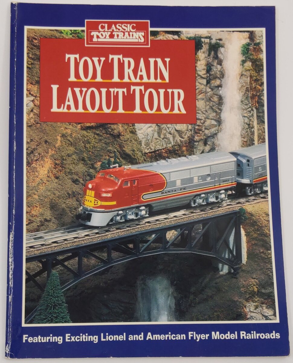Toy Train Layout Tour Paperback Book By Richard Christianson VG