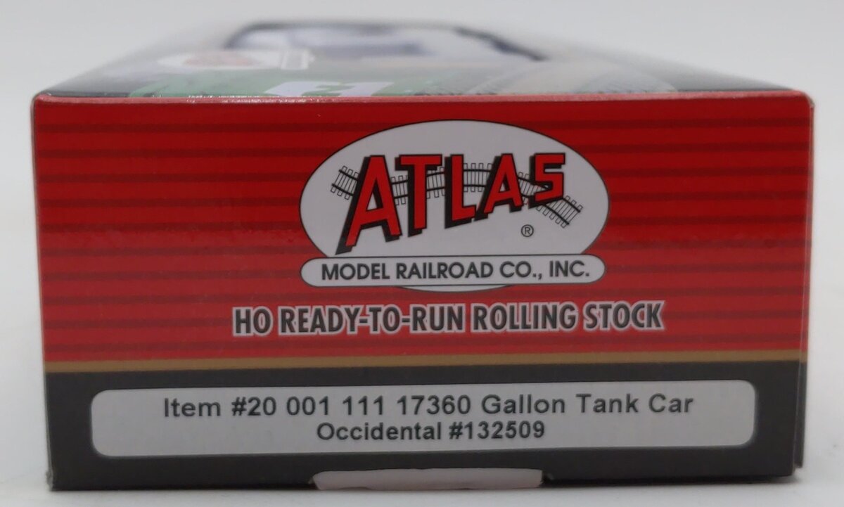 Atlas 20001111 HO Occidental 17,360 Gallon Tank Car # 132509