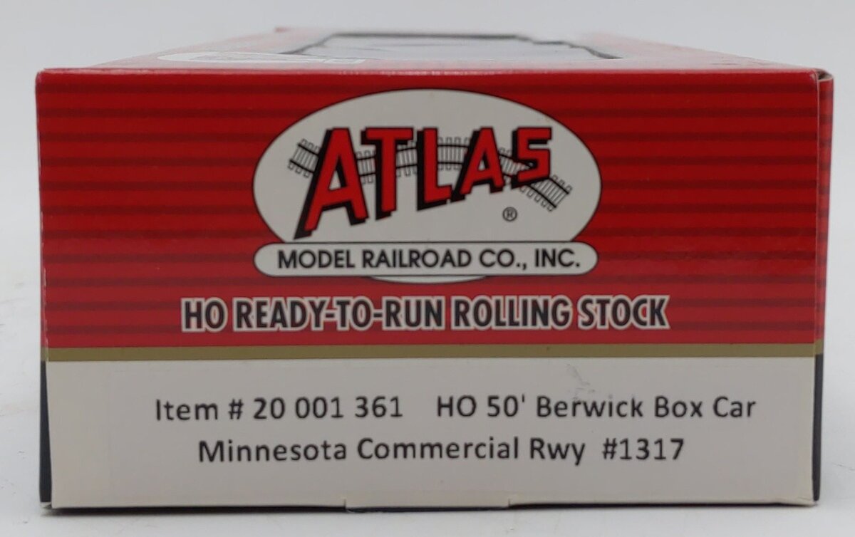 Atlas 20001361 HO Minnesota Commercial Railway 50' Berwick Box Car #1317