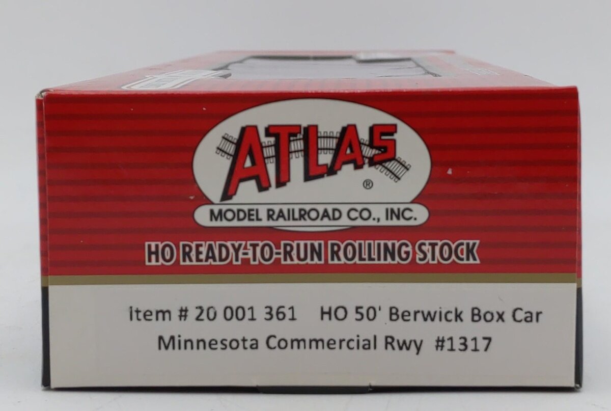 Atlas 20001361 HO Minnesota Commercial Railway 50' Berwick Box Car #1317