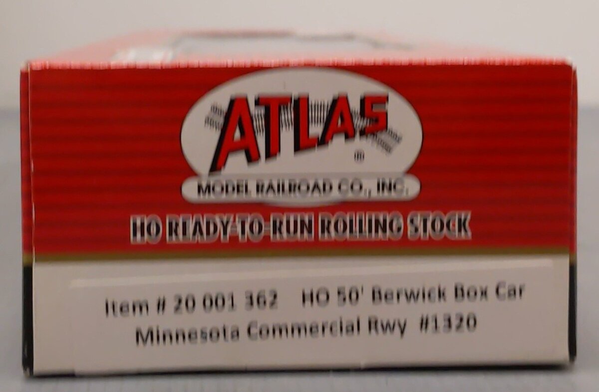 Atlas 20001362  HO Minnesota Commercial Railway 50' Berwick Boxcar #1320