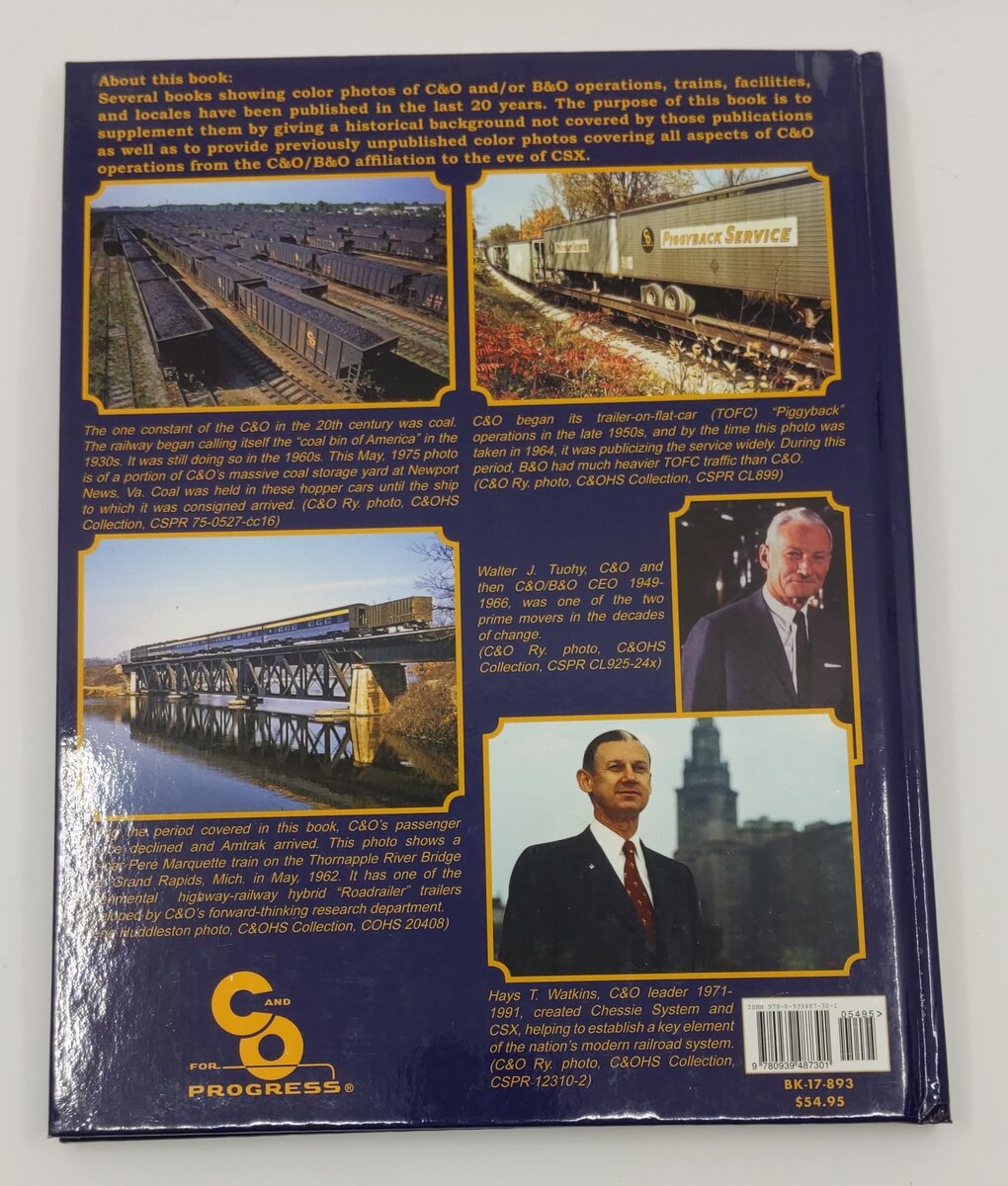 Cheasapeake & Ohio The Decades of Change 1961-1981 in color Hardcover Book VG