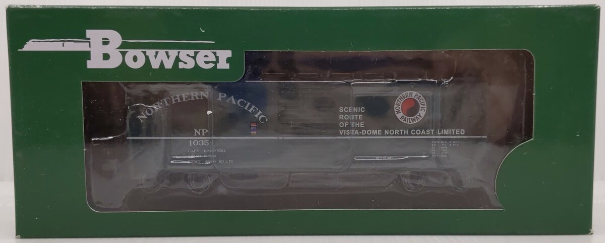 Bowser 41298 HO Northern Pacific 40' Steel Side Box Car #1035