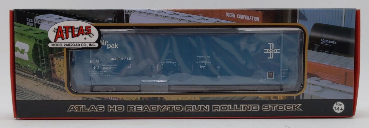 Atlas 20000770 HO B&M 53' Evans Plug Door Boxcar #143