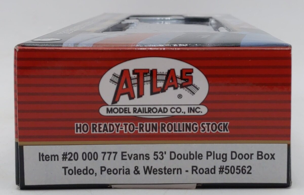 Atlas 20000777 HO Toledo Peoria & Western 53' Evans Plug Door Boxcar #50562