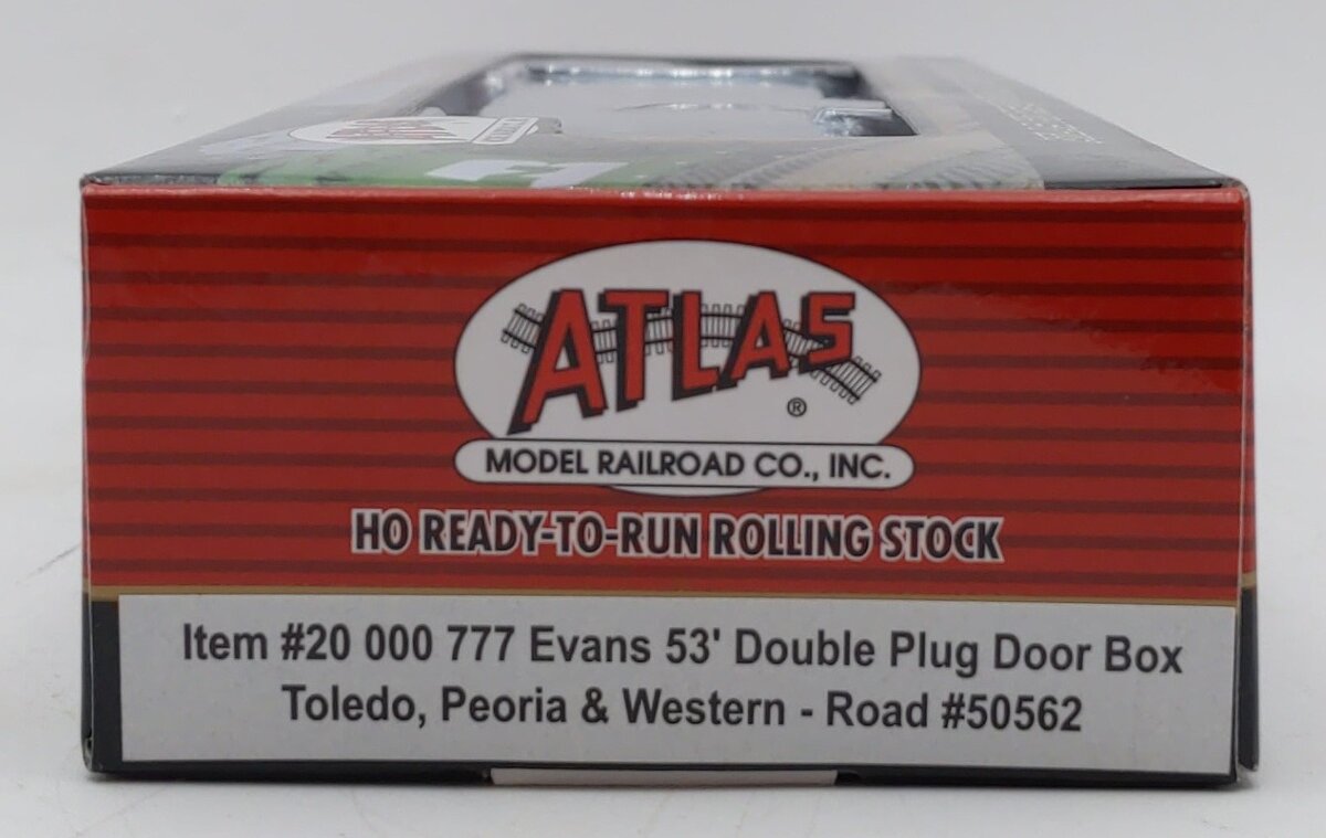 Atlas 20000777 HO Toledo Peoria & Western 53' Evans Plug Door Boxcar #50562