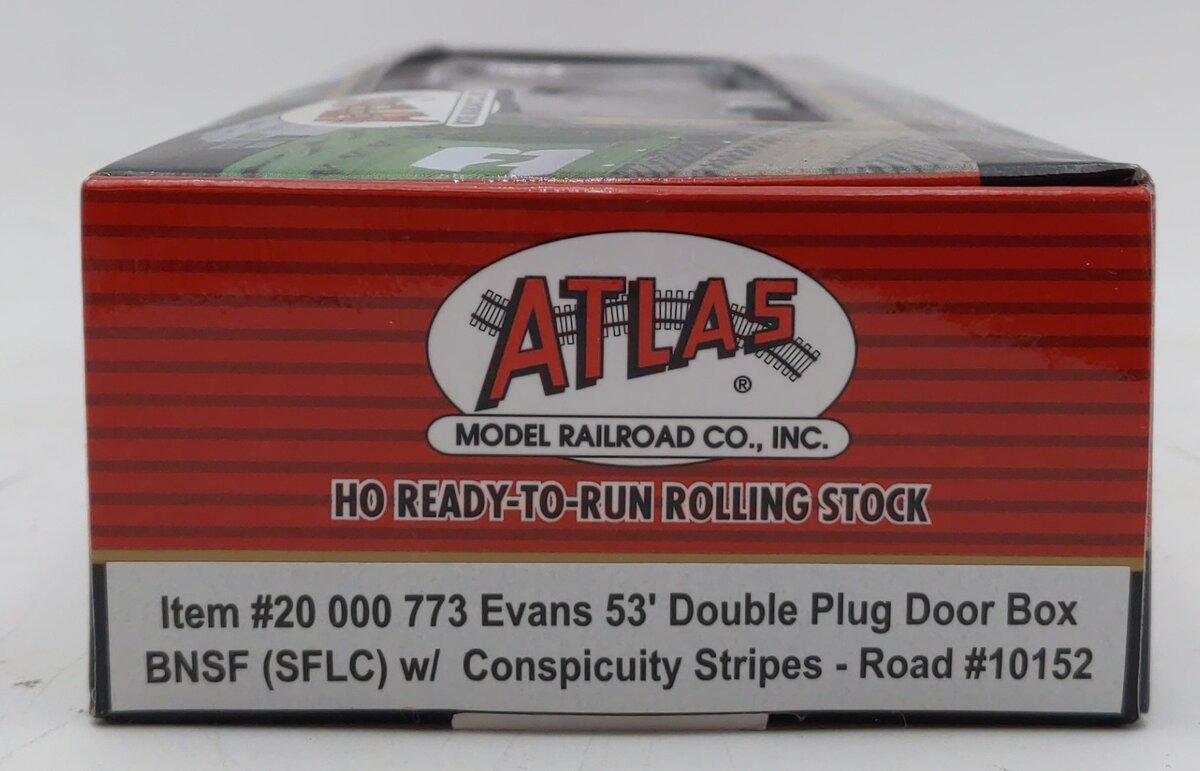 Atlas 20000773 HO BNSF (SFLC)53' Boxcar w/ Conspicuity Stripes #10152