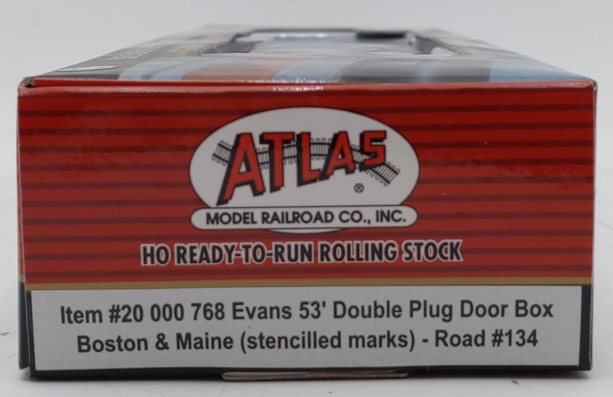 Atlas 20000768 HO B&M 53' Evans Plug Door Boxcar #134