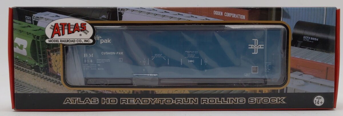 Atlas 20000768 HO B&M 53' Evans Plug Door Boxcar #134