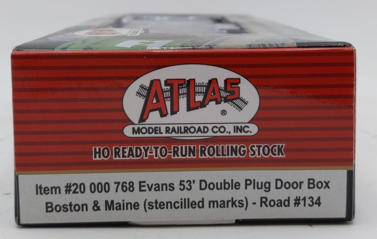 Atlas 20000768 HO B&M 53' Evans Plug Door Boxcar #134