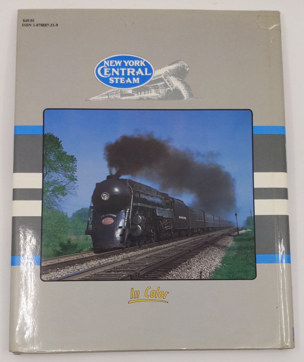New York Central Steam in Color Hardcover Book By David R. Sweetland VG