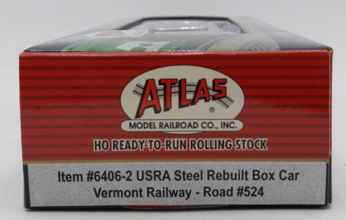Atlas 6406-2 HO Vermont USRA Steel Rebuilt Box Car #524