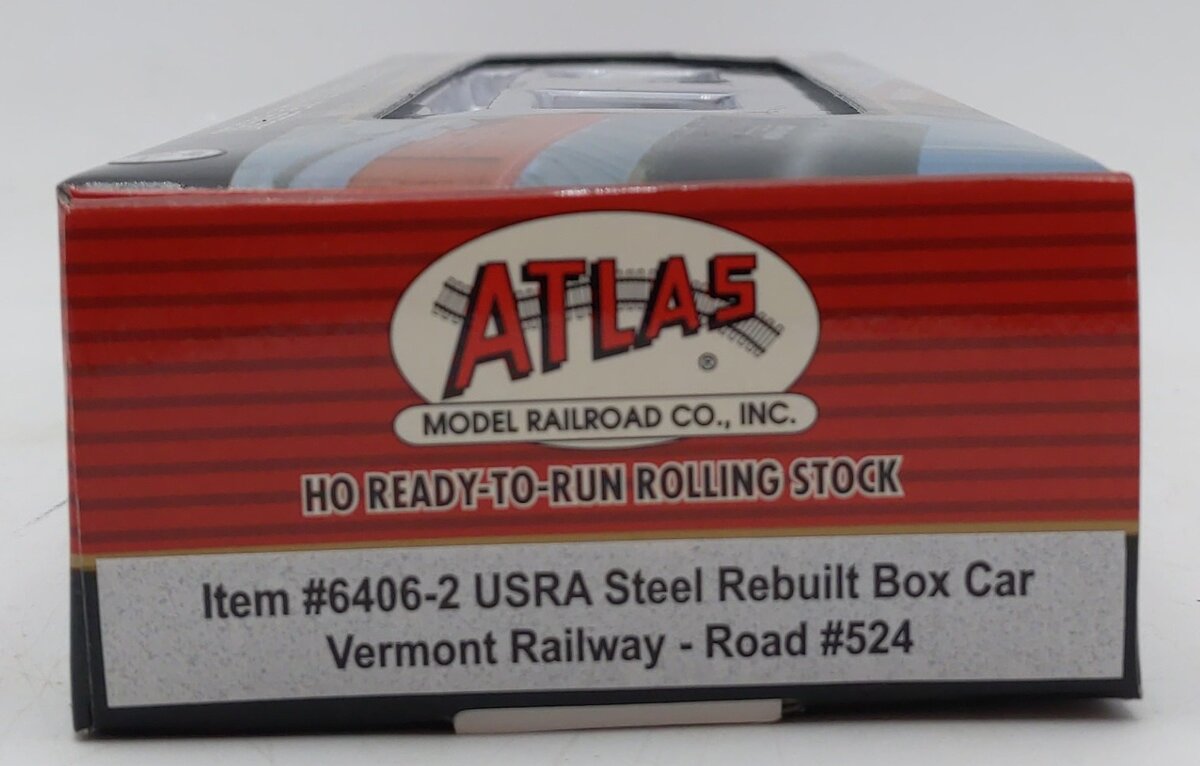 Atlas 6406-2 HO Vermont USRA Steel Rebuilt Box Car #524
