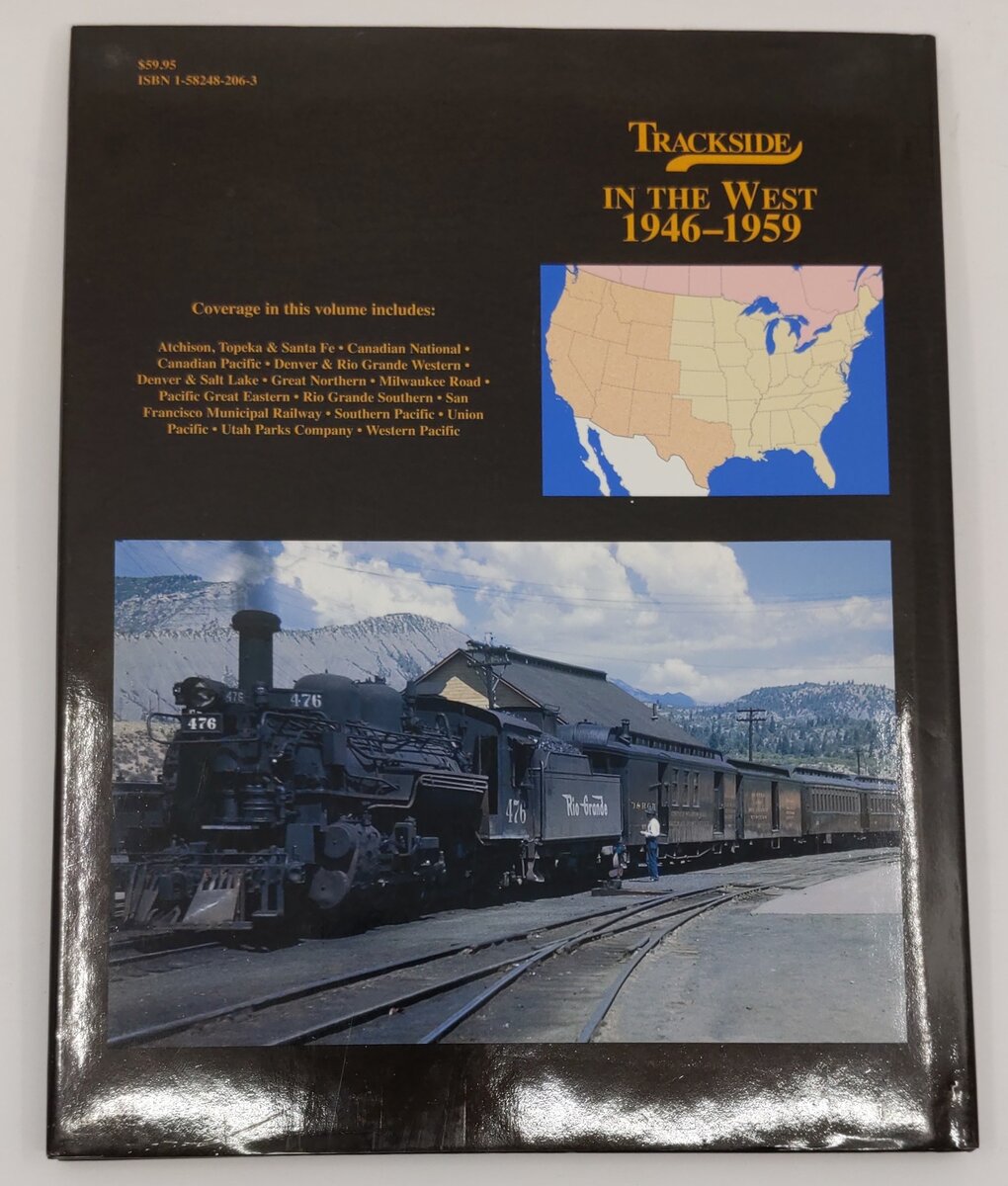 Trackside in the West 1946-59 with Vincent A. Purn and John A. Knauff Hardcover EX