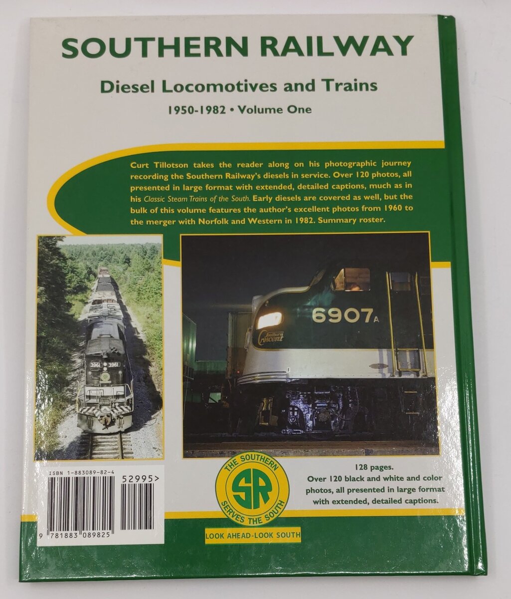 Southern Railway Hardcover Book By Curt Tillotson EX