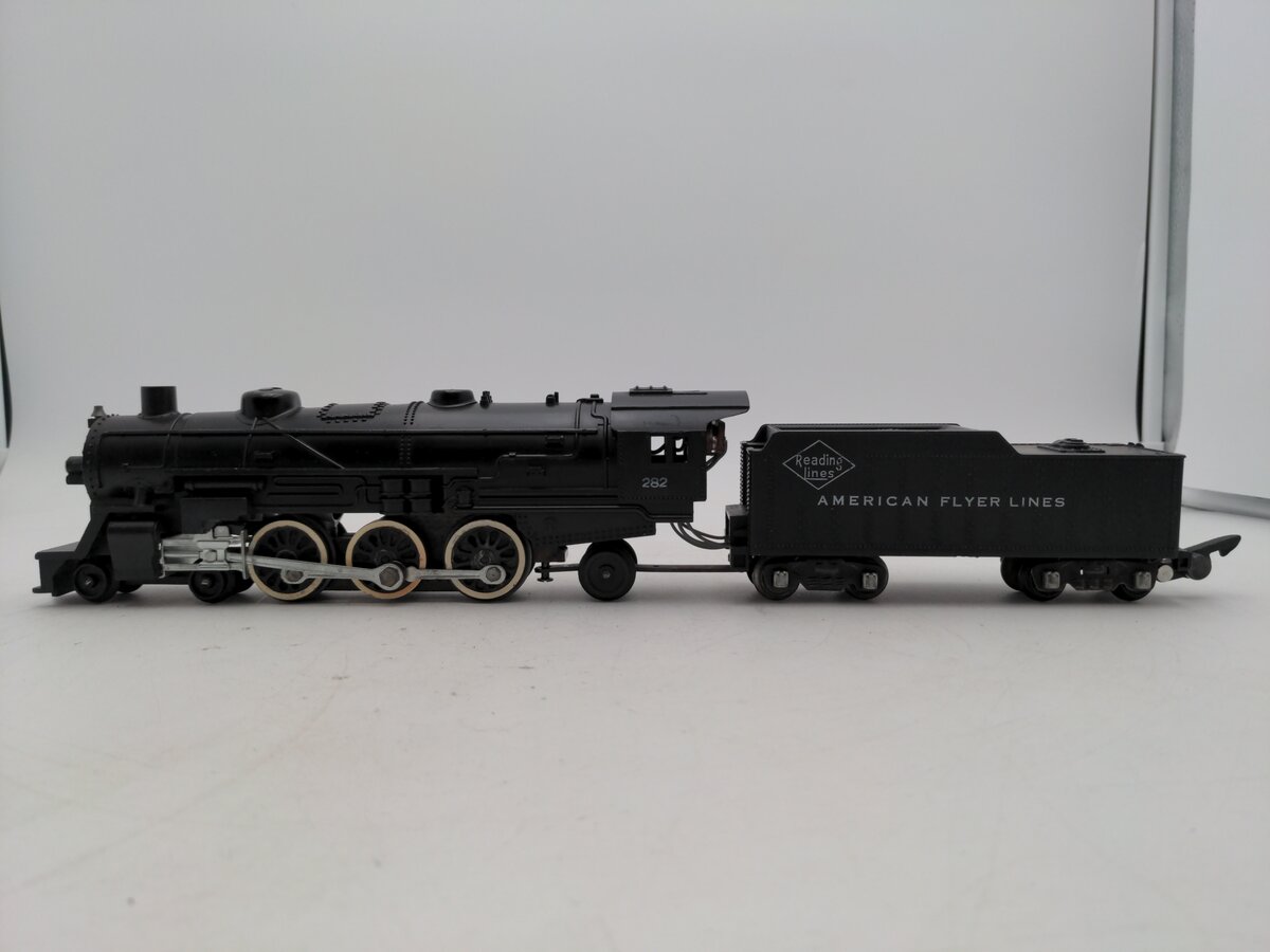 American Flyer 282 Vintage S 4-6-2 Pacific Steam Locomotive & Tender #282 EX