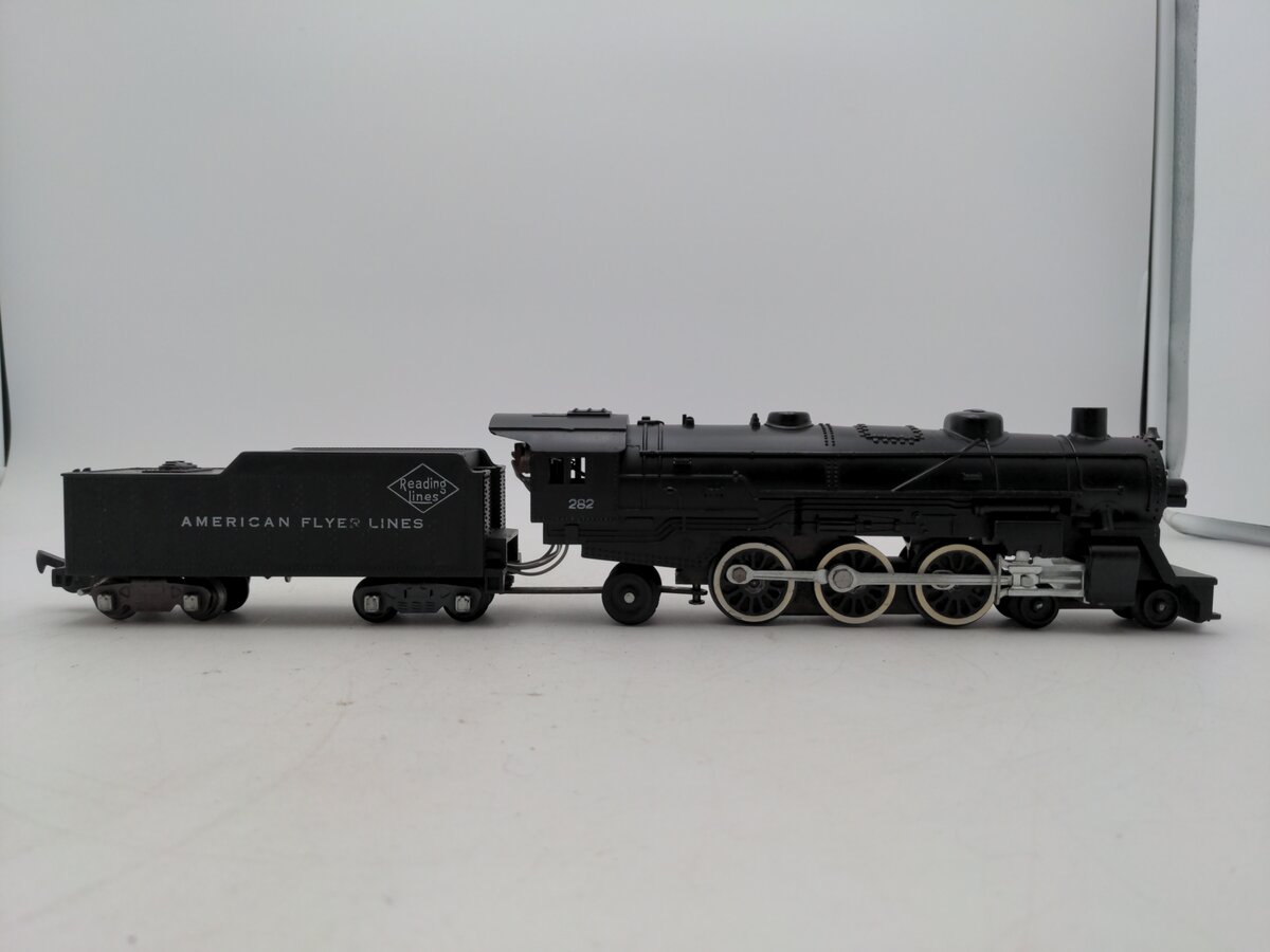 American Flyer 282 Vintage S 4-6-2 Pacific Steam Locomotive & Tender #282 EX
