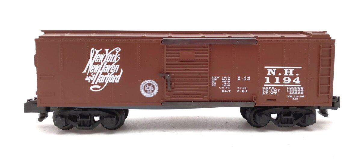 American Flyer 6-48486 S Scale New York New Haven & Hatford NASG Boxcar NIB