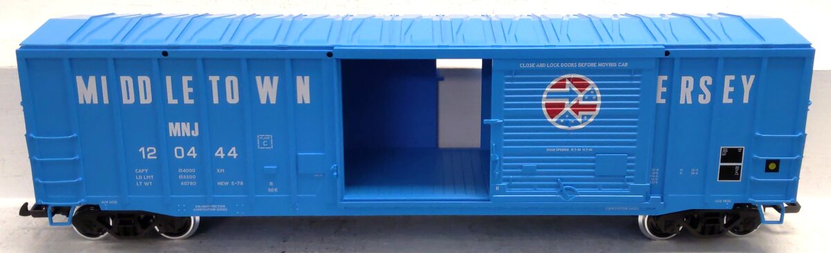 LGB 42934 G Middleton & New Jersey Exterior Post Boxcar #120444 (Metal Wheels)