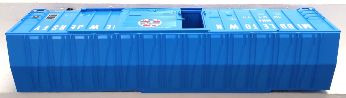 LGB 42934 G Middleton & New Jersey Exterior Post Boxcar #120444 (Metal Wheels)