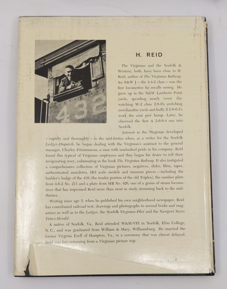 The Virginian Railway Hardcover Book By H. Reid