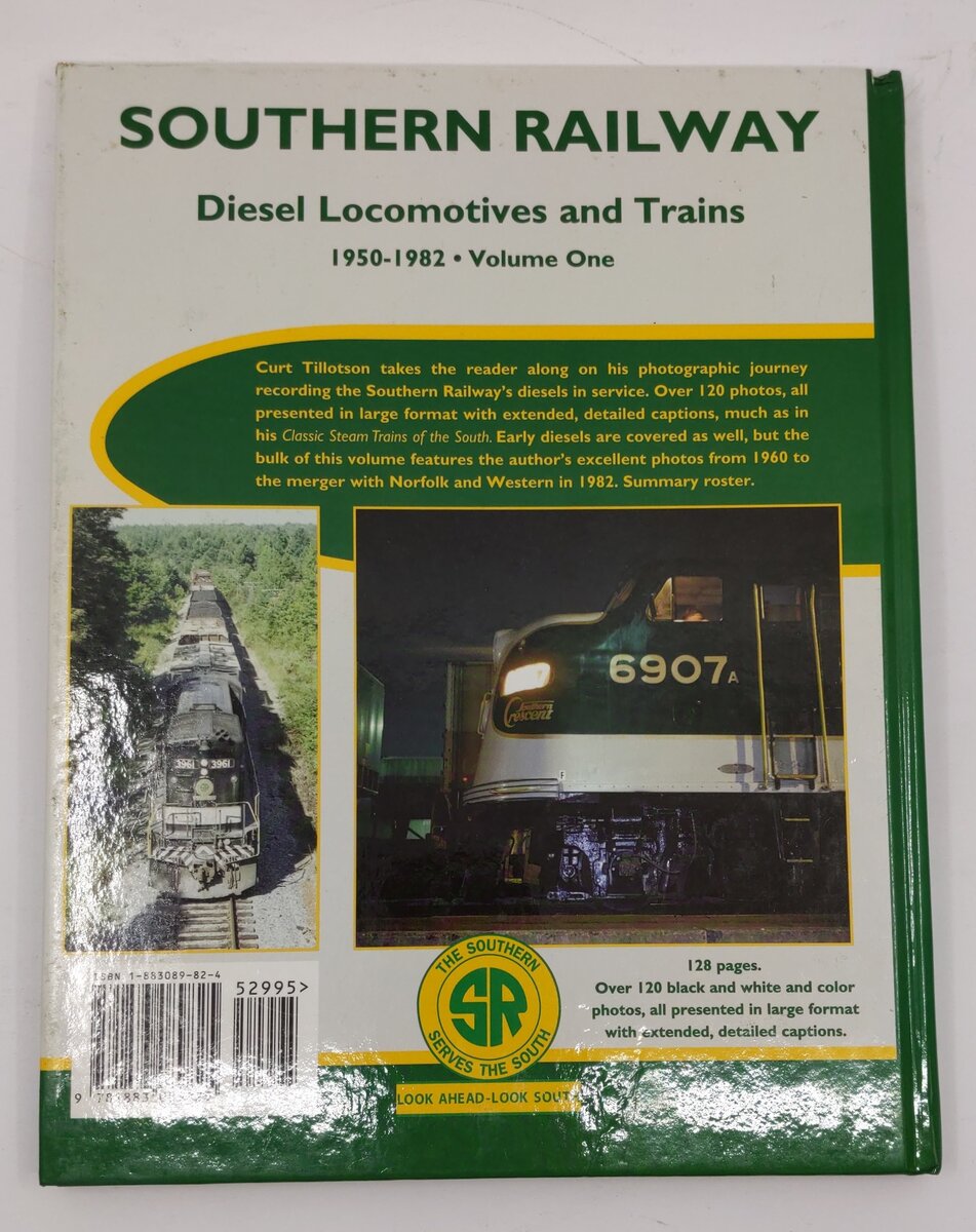 Southern Railway Hardcover Book By Curt Tillotson VG