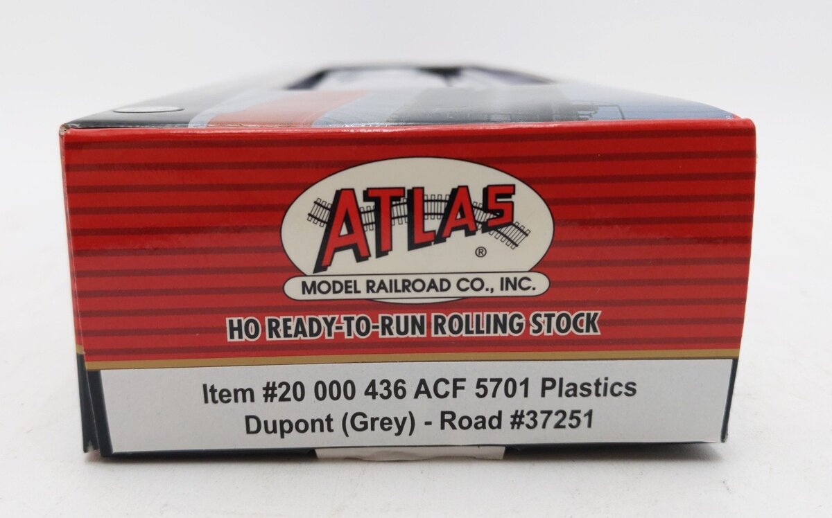 Atlas 20000436 HO Scale Dupont ACF 5701 Plastic Hopper Car #37251