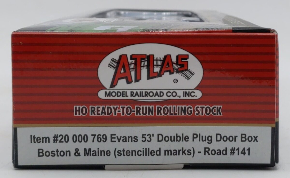 Atlas 20000769 HO B&M 53' Evans Plug Door Boxcar #141