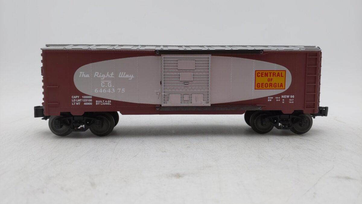 Lionel 6-19279 O Gauge Central of Georgia Boxcar #6464-375 EX