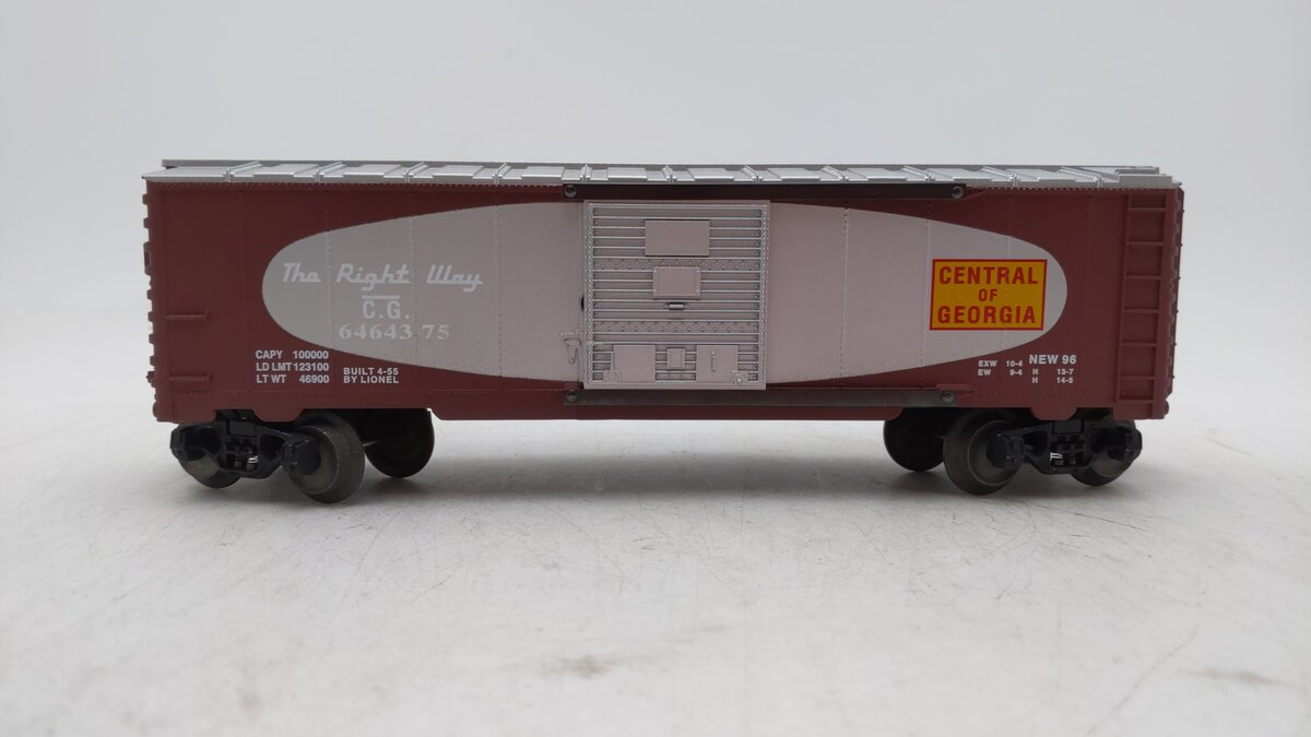 Lionel 6-19279 O Gauge Central of Georgia Boxcar #6464-375 EX