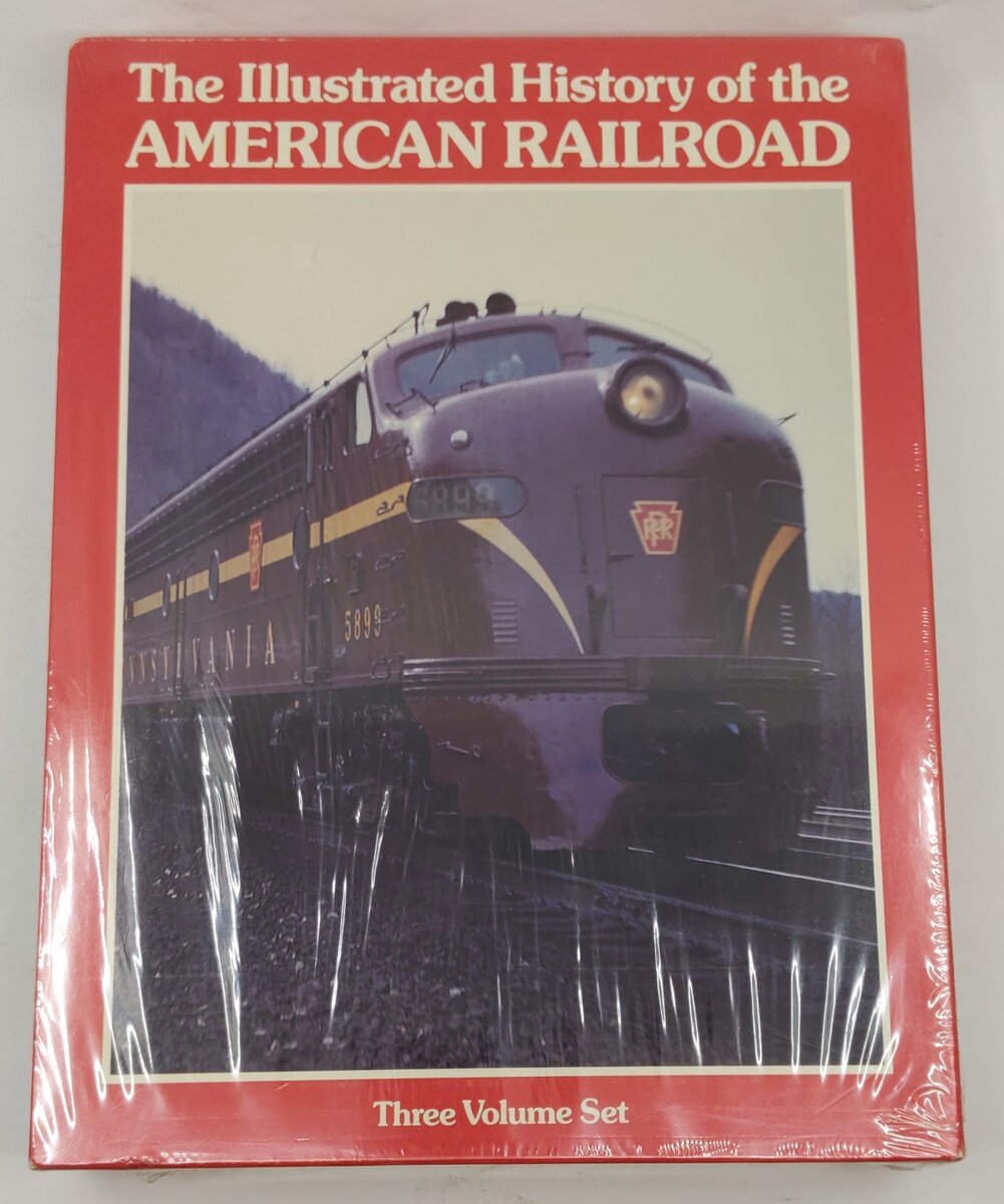 The Illustrated History of the American Railroad Three Volume Set Hardcover Book MT