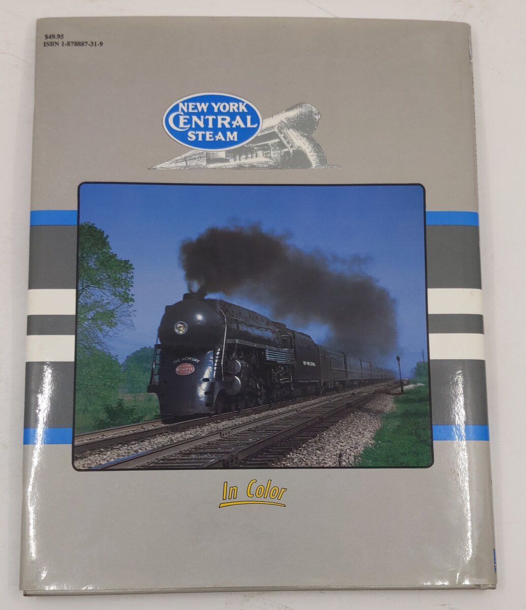 New York Central Steam in Color Hardcover Book By David R. Sweetland; Robert J. EX