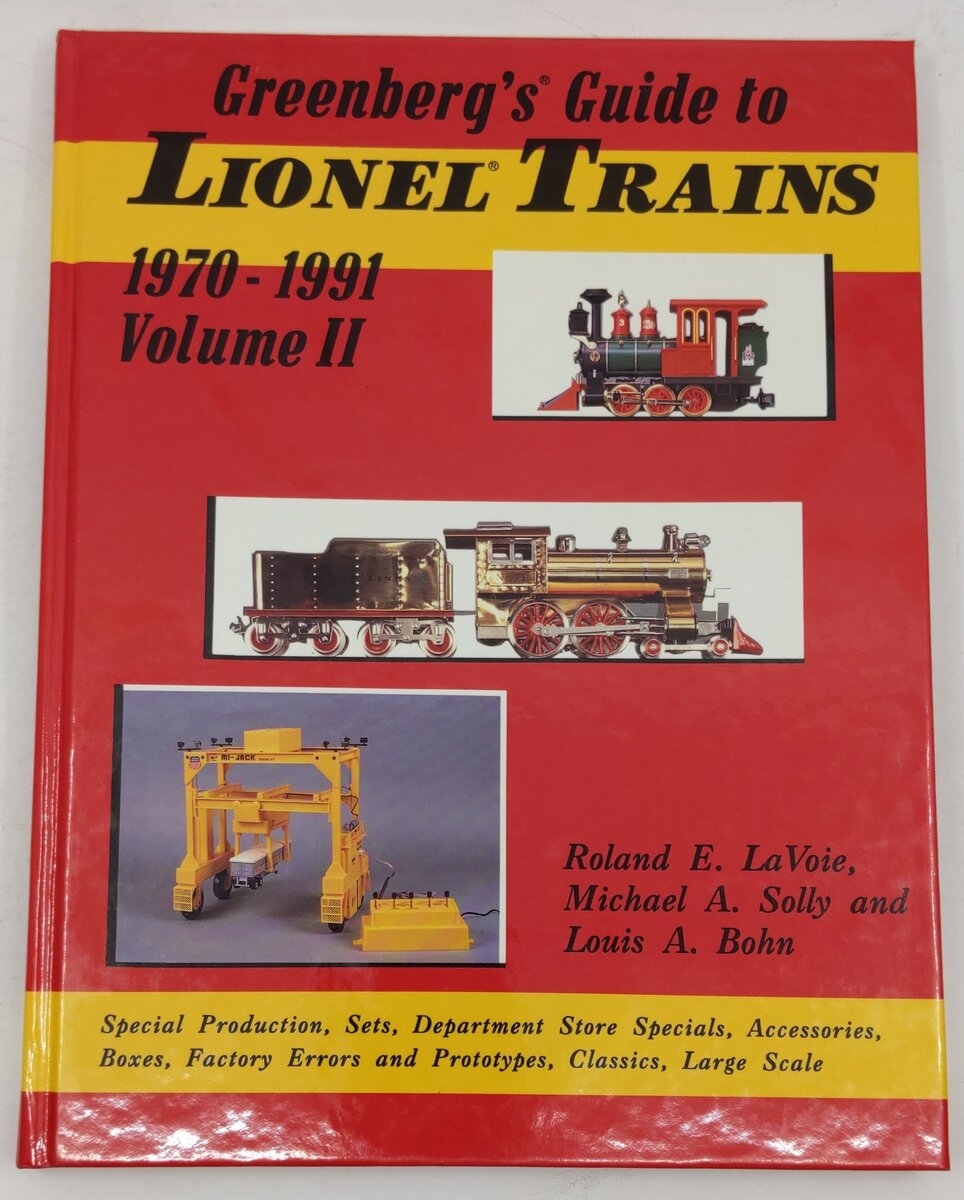 Greenberg's Guide to Lionel Trains, 1970-1991, Vol 2 Hardcover Book EX