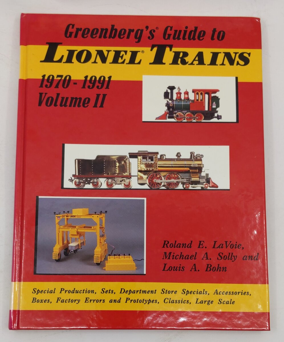 Greenberg's Guide to Lionel Trains, 1970-1991, Vol 2 Hardcover Book VG