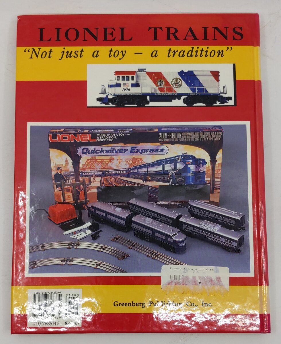 Greenberg's Guide to Lionel Trains, 1970-1991, Vol 2 Hardcover Book VG