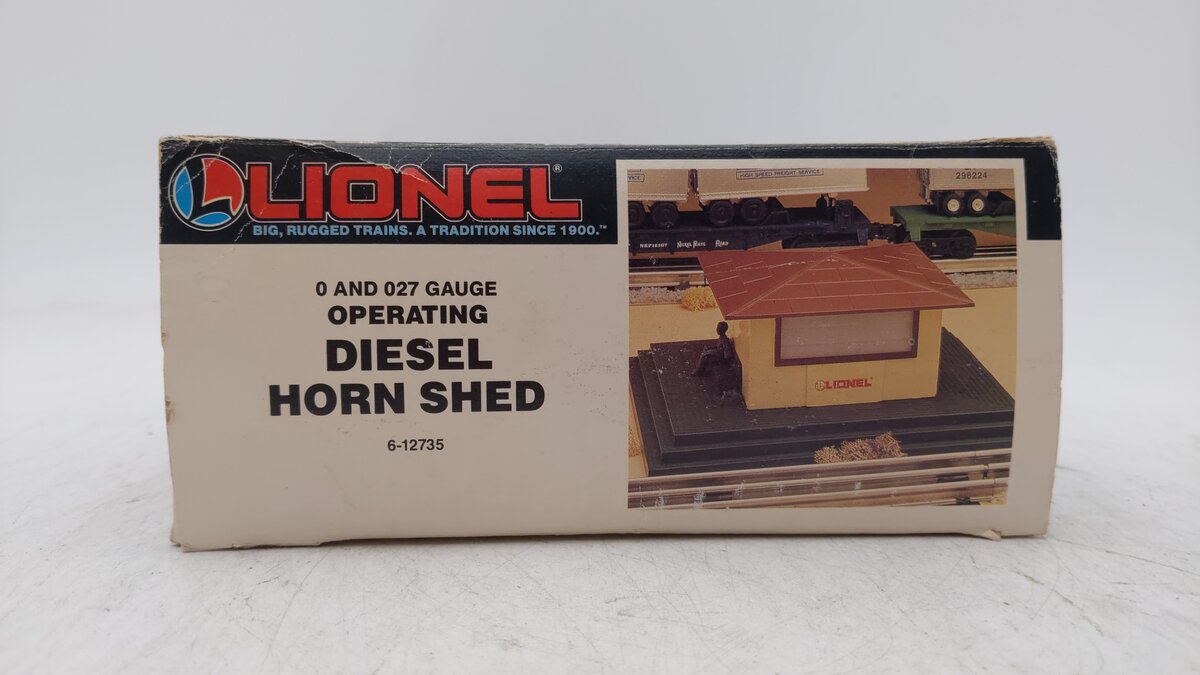 Lionel 6-12735 O Gauge Diesel Horn Shed EX/Box
