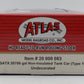Atlas 20000083 HO Undecorated GATX 20,700 Gallon Non-Insulated Tank Car