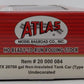 Atlas 20000084 HO Undecorated GATX 20,700 Gallon Non-Insulated Tank Car