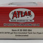Atlas 20000084 HO Undecorated GATX 20,700 Gallon Non-Insulated Tank Car