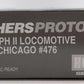 Walthers 920-49401 HO Belt Railway of Chicago EMD GP7 Diesel Locomotive #476