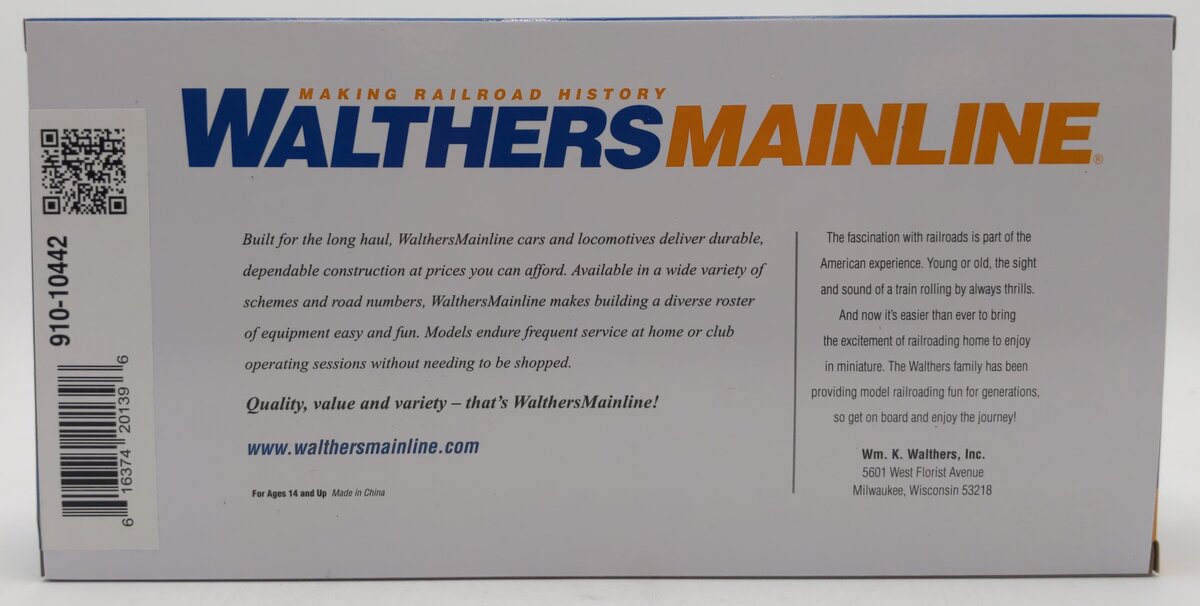 Walthers 910-10442 HO Leased Unit GP9 Phase II Diesel Loco w/Chopped Nose #1600