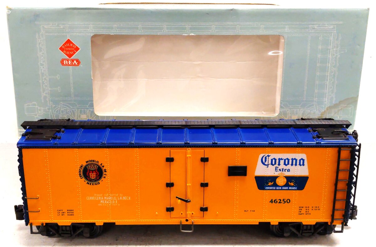 Aristo-Craft 46250 G Scale Corona Refrigerator Car #46520 EX/Box