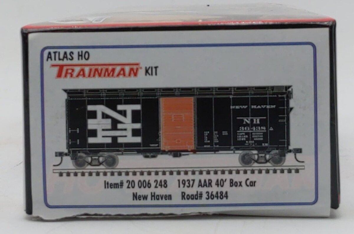 Atlas 20006248 HO New Haven TMAN 1937 AAR 40' Boxcar Kit #36484
