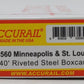Accurail 3560 HO Minneapolis & St. Louis 40' AAR Steel Boxcar Kit #3586